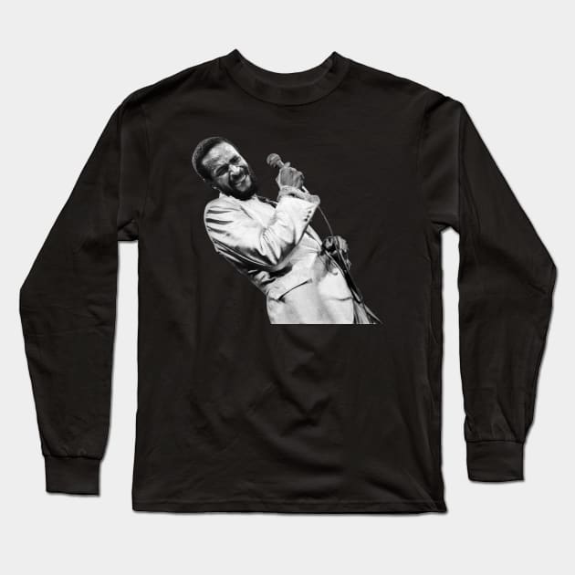 Marvin Gaye // Vintage Style Long Sleeve T-Shirt by Finainung